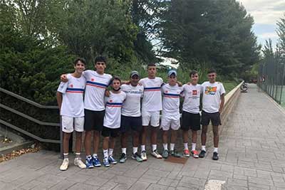 Nuestro equipo cadete masculino se clasifica para el Campeonato de España. Escuela de Alto Rendimiento de Tenis
