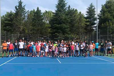 Finaliza la segunda quincena de julio del campus de tecnificación de tenis. Escuela de Alto Rendimiento de Tenis  