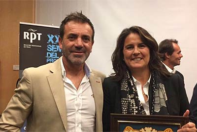 Pedro Huelves galardonado en los premios RPT