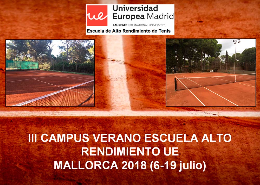 III Campus de verano de la escuela de alto rendimiento de tenis. Del 6 al 19 de julio.