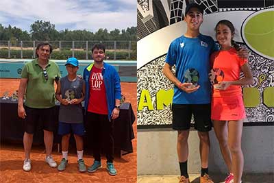 Excelentes resultados de la Escuela de Alto Rendimiento de Tenis en el Torneo Nacional VI Open Caja Mágica