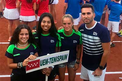 Semifinalistas en el Campeonato de España de tenis femenino infantil