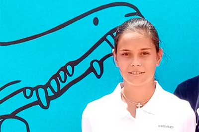 María García Cid, Finalista del Campeonato de Madrid Cadete. Escuela de Alto Rendimiento de Tenis de la Universidad Europea
