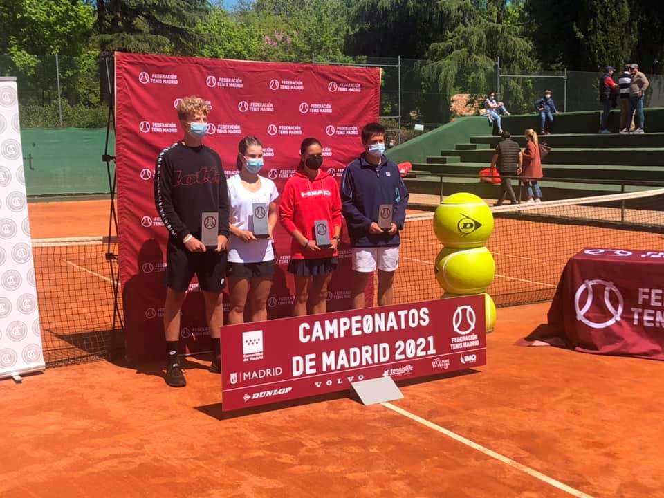 María García, finalista del Campeonato de Madrid Cadete. Escuela de Alto Rendimiento de Tenis