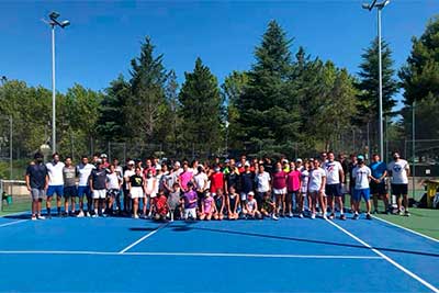 Éxito rotundo en la primera quincena del campus de tecnificación de la Escuela de Alto Rendimiento de Tenis