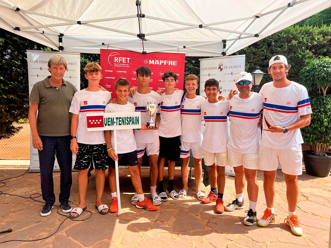 El Equipo Infantil de la Escuela de Alto Rendimiento de tenis de la UE es Campeón de España de Consolación