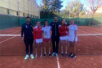El equipo cadete femenino campeón de Madrid en 1 división