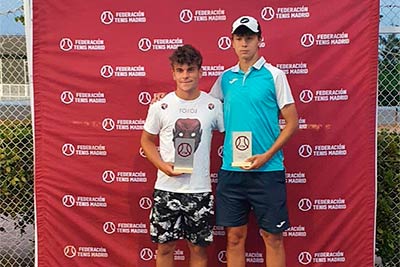 Asier Ayllón y Hugo Palacios se proclaman campeones de Madrid 2023 Junior en dobles