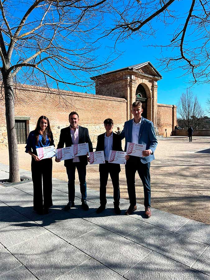 Reconimiento de méritos deportivos internacionales 2023 a tenistas de nuestra escuela de alto rendimiento