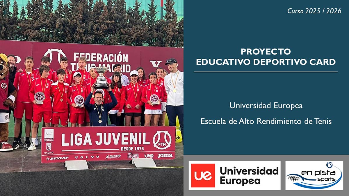 Proyecto educativo-deportivo de la Escuela de Alto Rendimiento de Tenis de la UE 2025/2026